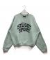 stussy（ステューシー）の古着「Big Crackle Sport CREW スウェット」｜グリーン