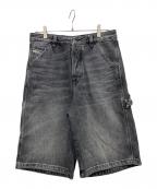 DIESELディーゼル）の古着「D LIVERY SHORT デニムショートパンツ」｜グレー