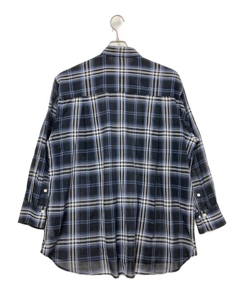 Spick and Span（スピック＆スパン）Spick and Span (スピック＆スパン) 長袖シャツ ネイビー×グレー サイズ:不明の古着・服飾アイテム
