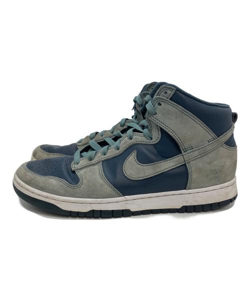 NIKE（ナイキ）NIKE (ナイキ) ハイカットスニーカー ブルー×グレー サイズ:27の古着・服飾アイテム