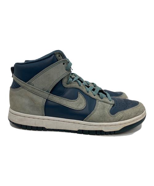 NIKE（ナイキ）NIKE (ナイキ) ハイカットスニーカー ブルー×グレー サイズ:27の古着・服飾アイテム