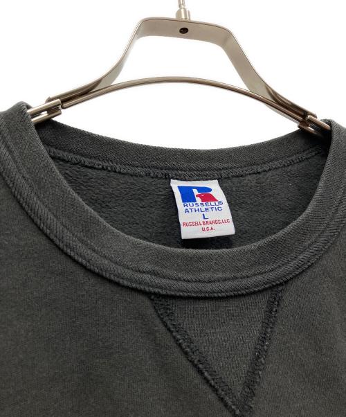 RUSSELL ATHLETIC（ラッセルアスレチック）RUSSELL ATHLETIC (ラッセルアスレチック) JOURNAL STANDARD relume (ジャーナルスタンダード レリューム) プリントスウェット ダークグレー サイズ:Lの古着・服飾アイテム