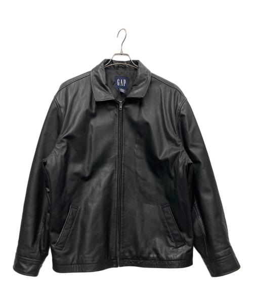 OLD GAP（オールドギャップ）OLD GAP (オールドギャップ) レザージャケット ブラック サイズ:XLの古着・服飾アイテム