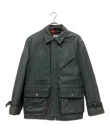 Schott（ショット）の古着「レザージャケット」｜オリーブ