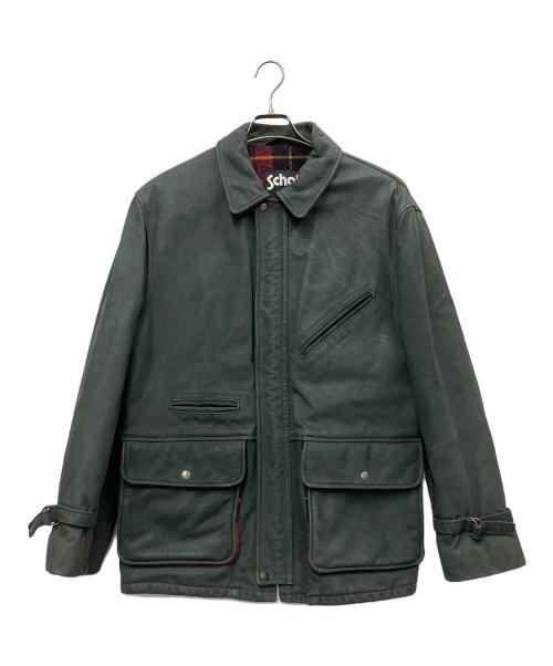 Schott（ショット）Schott (ショット) レザージャケット オリーブ サイズ:40の古着・服飾アイテム
