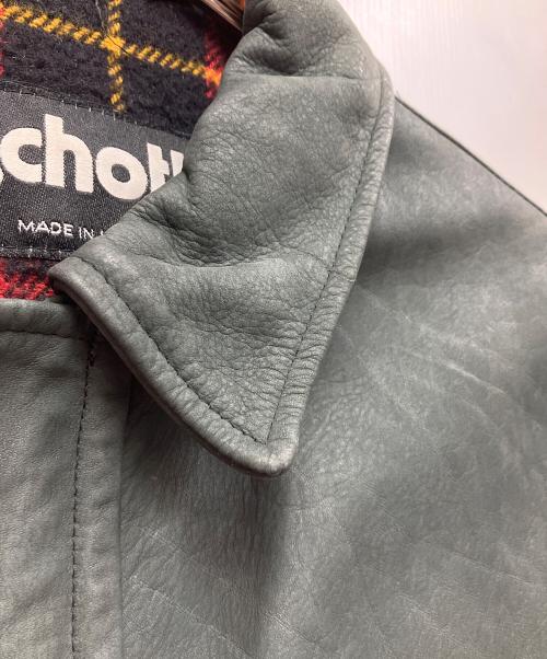 Schott（ショット）Schott (ショット) レザージャケット オリーブ サイズ:40の古着・服飾アイテム