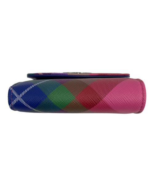 Vivienne Westwood（ヴィヴィアンウエストウッド）Vivienne Westwood (ヴィヴィアンウエストウッド) SAFFIANO PRINTED SMALL WALLET 2つ折り財布 マルチカラーの古着・服飾アイテム