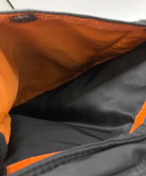 PORTER（ポーター）PORTER (ポーター) 2WAYバッグ ブラック×オレンジの古着・服飾アイテム