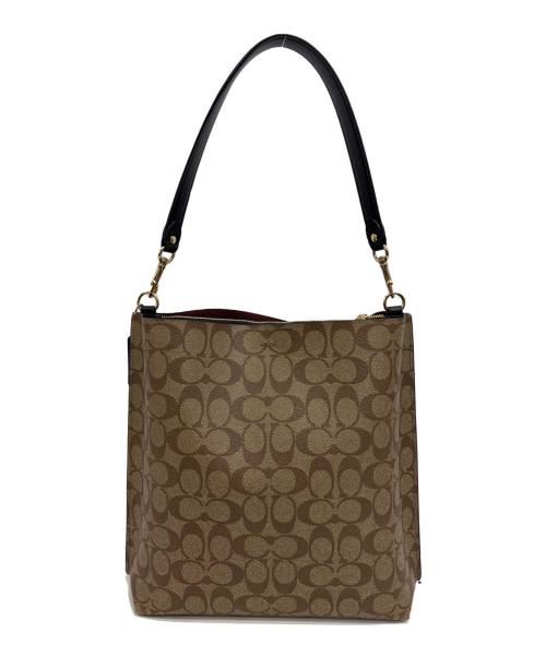 COACH（コーチ）COACH (コーチ) シグネチャー モリー バケットバッグ　 ベージュの古着・服飾アイテム