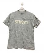 stussyステューシー）の古着「半袖カットソー」｜グレー