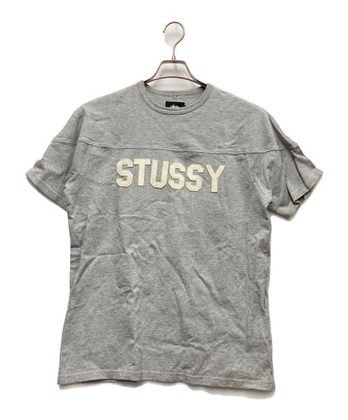 stussy（ステューシー）stussy (ステューシー) 半袖カットソー グレー サイズ:Mの古着・服飾アイテム