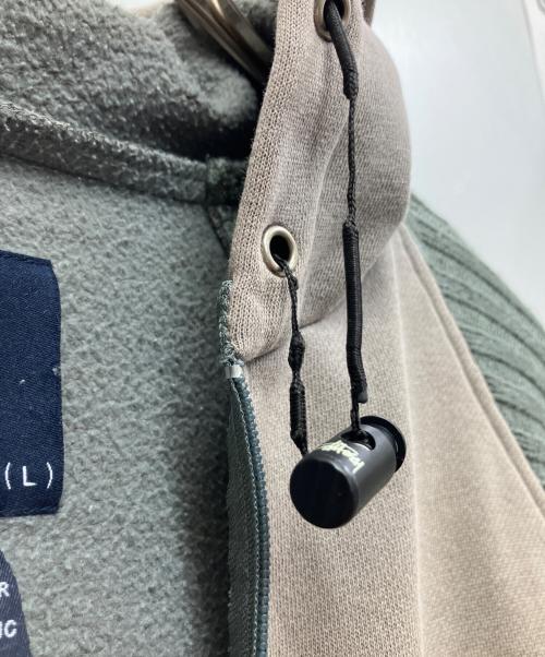stussy（ステューシー）stussy (ステューシー) ジップパーカー グレー サイズ:Lの古着・服飾アイテム