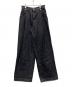 NEON SIGN（ネオンサイン）の古着「Wide denim slacks」｜グレー