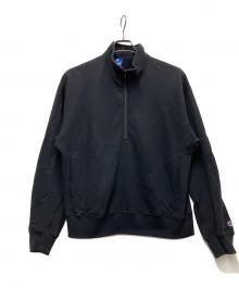 Champion REVERSE WEAVE×N.HOOLYWOOD（チャンピオン リバース ウィーブ×エヌ ハリウッド）の古着「ハーフジップスウェット」｜ブラック