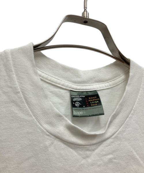 A BATHING APE（アベイシングエイプ）A BATHING APE (アベイシングエイプ) 半袖カットソー ホワイト サイズ:Lの古着・服飾アイテム