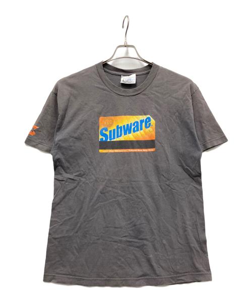 SUBWARE（サブウェア）SUBWARE (サブウェア) 半袖カットソー チャコールグレー サイズ:Sの古着・服飾アイテム