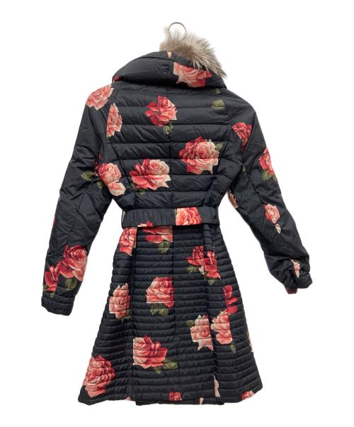 BLUMARINE（ブルマリン）BLUMARINE (ブルマリン) フォックスファー付ダウンコート ブラック サイズ:40の古着・服飾アイテム