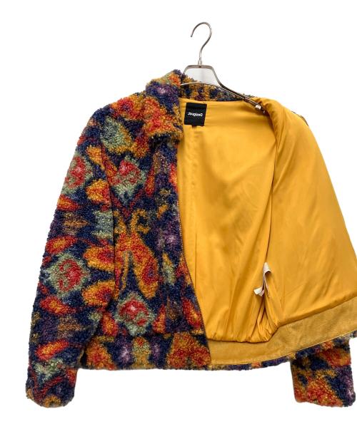 Desigual（デシグアル）Desigual (デシグアル) ショートボアジャケット マルチカラー サイズ:Sの古着・服飾アイテム