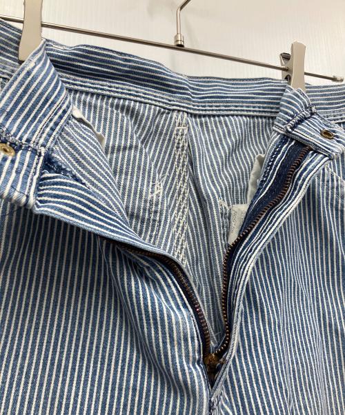 LEE（リー）LEE (リー) ヒッコリーパンツ ブルー×ホワイト サイズ:W34×L33の古着・服飾アイテム
