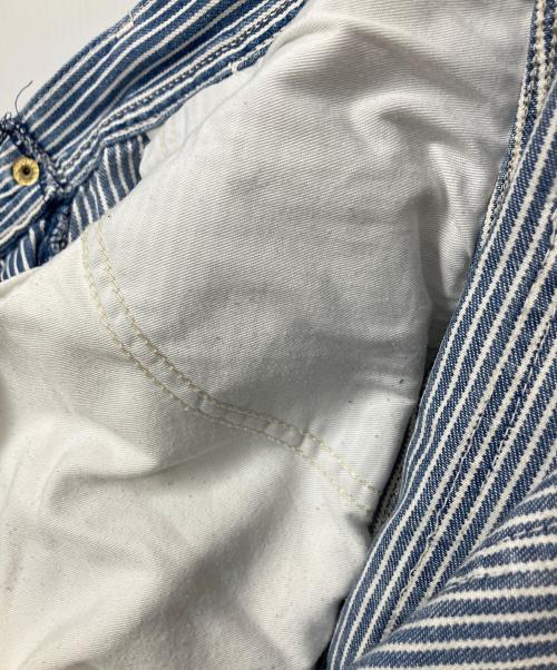 LEE（リー）LEE (リー) ヒッコリーパンツ ブルー×ホワイト サイズ:W34×L33の古着・服飾アイテム