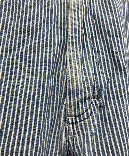 LEE（リー）LEE (リー) ヒッコリーパンツ ブルー×ホワイト サイズ:W34×L33の古着・服飾アイテム