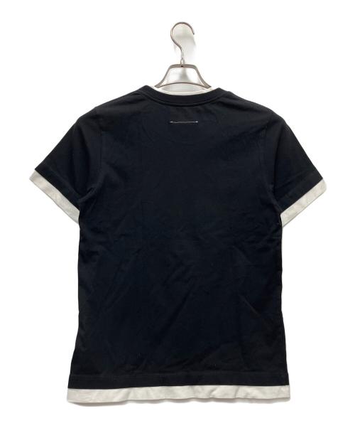 MM6 Maison Margiela（エムエムシックスメゾンマルジェラ）MM6 Maison Margiela (エムエムシックスメゾンマルジェラ) 半袖Tシャツ ブラック サイズ:XSの古着・服飾アイテム