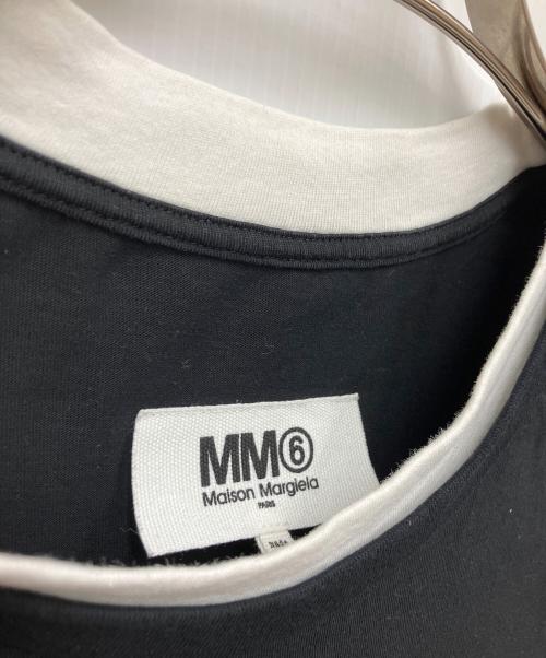 MM6 Maison Margiela（エムエムシックスメゾンマルジェラ）MM6 Maison Margiela (エムエムシックスメゾンマルジェラ) 半袖Tシャツ ブラック サイズ:XSの古着・服飾アイテム