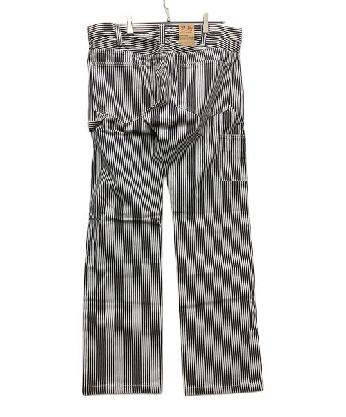 児島ジーンズ（コジマジーンズ）児島ジーンズ (コジマジーンズ) ワークパンツ ブルー×ホワイト サイズ:38の古着・服飾アイテム