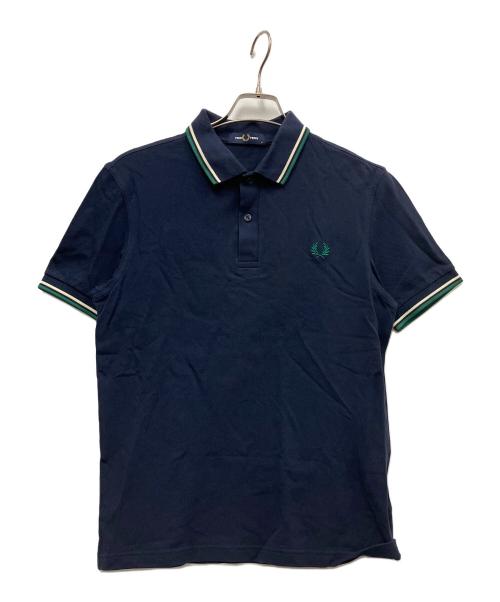 FRED PERRY（フレッドペリー）FRED PERRY (フレッドペリー) ポロシャツ ネイビー サイズ:mの古着・服飾アイテム