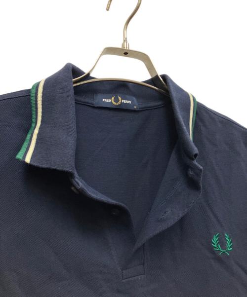 FRED PERRY（フレッドペリー）FRED PERRY (フレッドペリー) ポロシャツ ネイビー サイズ:mの古着・服飾アイテム