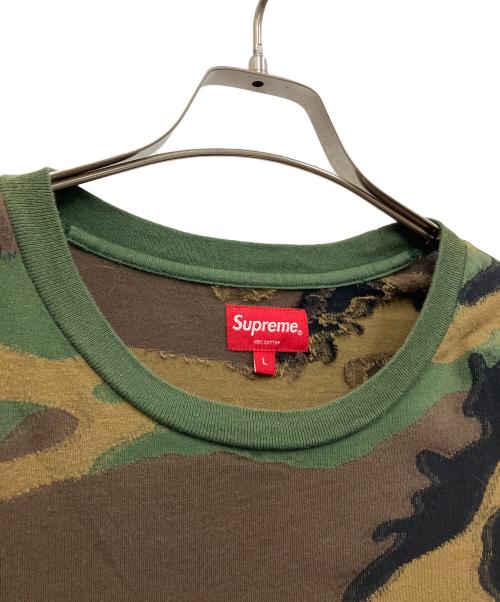 SUPREME（シュプリーム）Supreme (シュプリーム) 半袖カットソー ブラウン×グリーン サイズ:Lの古着・服飾アイテム