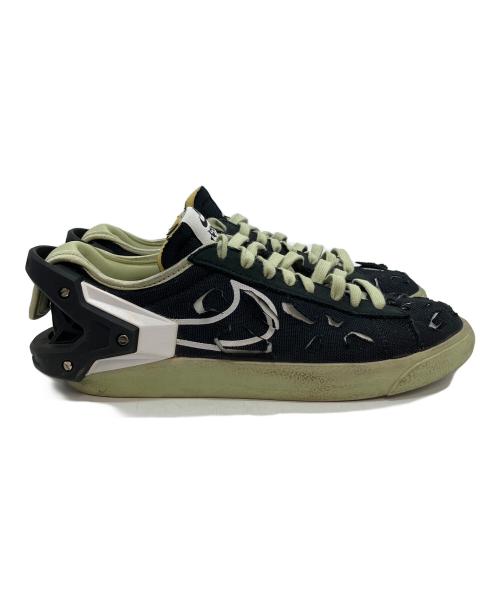 NIKE（ナイキ）NIKE (ナイキ) ACRONYM (アクロニウム) キャンバススニーカー ブラック・ホワイト・オリーブ サイズ:25の古着・服飾アイテム
