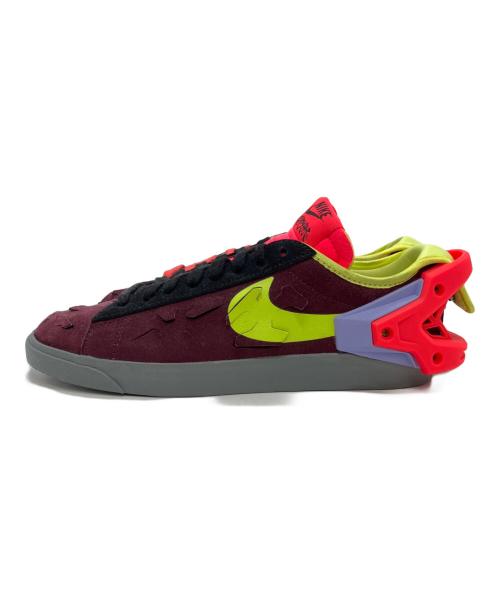 NIKE（ナイキ）NIKE (ナイキ) ACRONYM (アクロニウム) スウェードスニーカー ボルドー×イエロー サイズ:25の古着・服飾アイテム