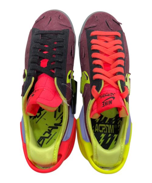 NIKE（ナイキ）NIKE (ナイキ) ACRONYM (アクロニウム) スウェードスニーカー ボルドー×イエロー サイズ:25の古着・服飾アイテム