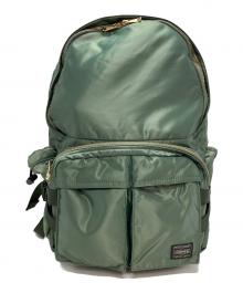 PORTER（ポーター）の古着「DAYPACK(L)」｜カーキ×オレンジ