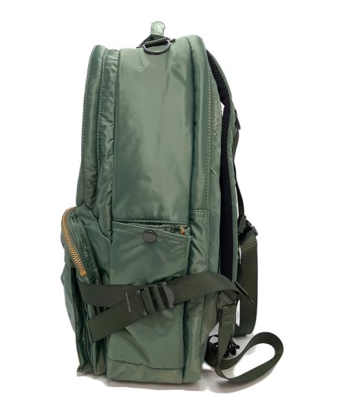 PORTER（ポーター）PORTER (ポーター) DAYPACK(L) カーキ×オレンジの古着・服飾アイテム
