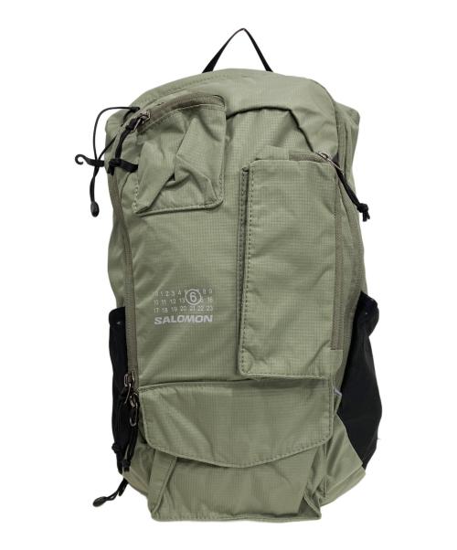 SALOMON（サロモン）SALOMON (サロモン) MM6 Maison Margiela (エムエムシックスメゾンマルジェラ) XT15 BACKPACK カーキ×ブラックの古着・服飾アイテム