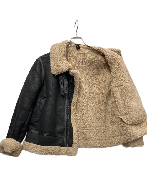 Spick and Span（スピック＆スパン）Spick and Span (スピック＆スパン) フェイクムートンジャケット ブラック サイズ:36の古着・服飾アイテム
