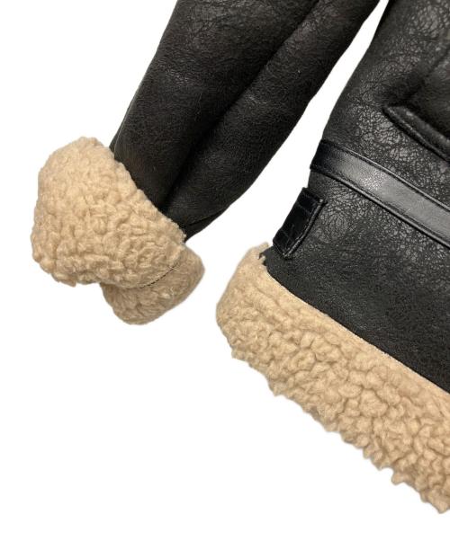 Spick and Span（スピック＆スパン）Spick and Span (スピック＆スパン) フェイクムートンジャケット ブラック サイズ:36の古着・服飾アイテム