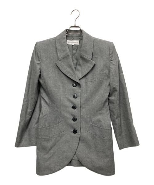 Yves Saint Laurent（イヴサンローラン）Yves Saint Laurent (イヴサンローラン) ヴィンテージセットアップ グレー サイズ:36の古着・服飾アイテム