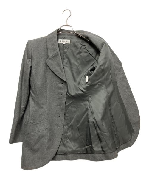 Yves Saint Laurent（イヴサンローラン）Yves Saint Laurent (イヴサンローラン) ヴィンテージセットアップ グレー サイズ:36の古着・服飾アイテム