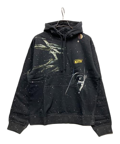 KITH（キス）KITH (キス) STAR WARS (スターウォーズ) War Hoodie ブラック サイズ:Sの古着・服飾アイテム