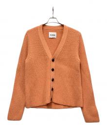 JIL SANDER（ジルサンダー）の古着「厚手カーディガン」｜オレンジ