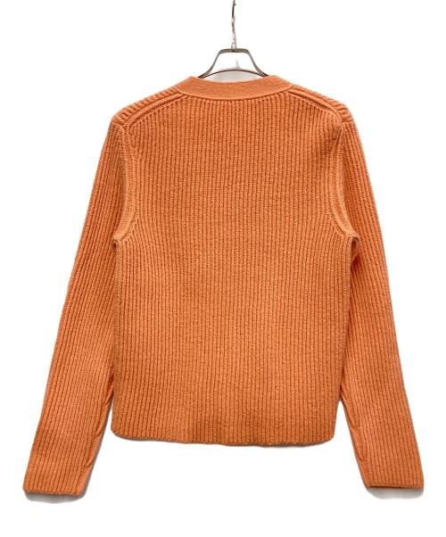 JIL SANDER（ジルサンダー）JIL SANDER (ジルサンダー) 厚手カーディガン オレンジ サイズ:46の古着・服飾アイテム