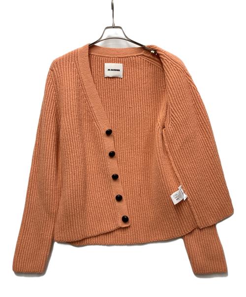 JIL SANDER（ジルサンダー）JIL SANDER (ジルサンダー) 厚手カーディガン オレンジ サイズ:46の古着・服飾アイテム