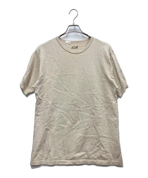 ACVM（エーシーブイエム）ACVM (エーシーブイエム) 半袖カットソー ベージュ サイズ:40の古着・服飾アイテム