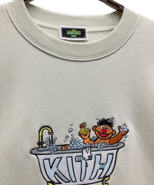 KITH（キス）KITH (キス) SESAME STREET (セサミストリート) Ernie Nelson Crewneck グリーン サイズ:Sの古着・服飾アイテム