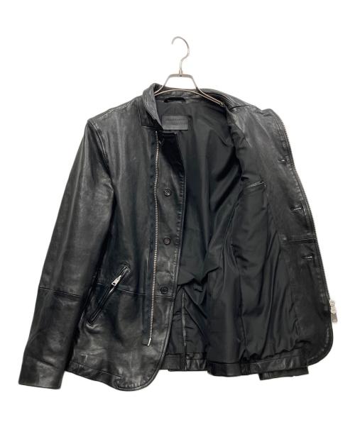 ALL SAINTS（オールセインツ）ALL SAINTS (オールセインツ) ラムレザージャケット ブラック サイズ:Sの古着・服飾アイテム