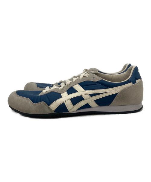 Onitsuka Tiger（オニツカタイガー）Onitsuka Tiger (オニツカタイガー) ローカットスニーカー　SERRANO ブルー×グレー サイズ:ｃｍ27.5の古着・服飾アイテム