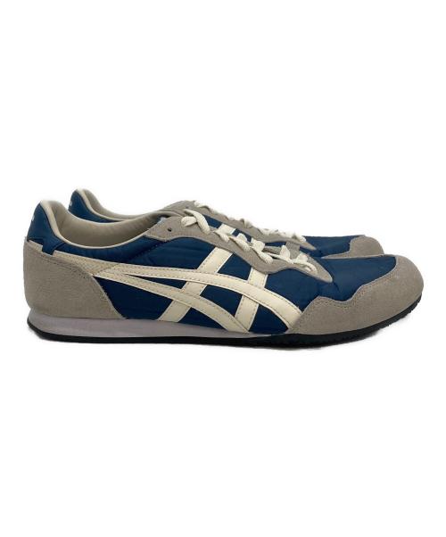 Onitsuka Tiger（オニツカタイガー）Onitsuka Tiger (オニツカタイガー) ローカットスニーカー　SERRANO ブルー×グレー サイズ:ｃｍ27.5の古着・服飾アイテム